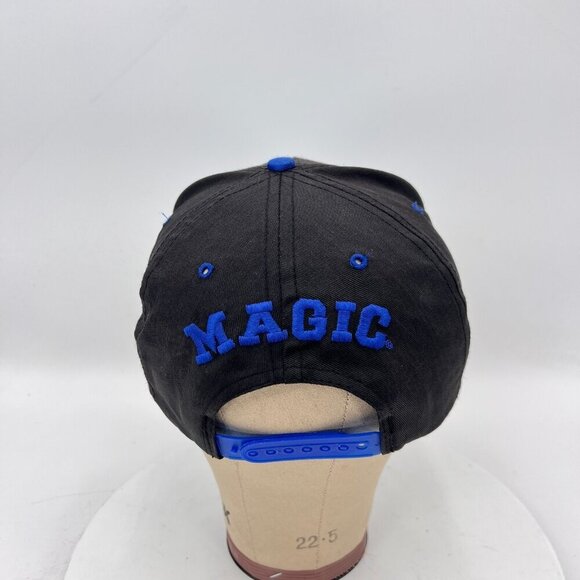 Orlando Magic NBA One Size Fits All Blue Black Canvas Snapback Cap Hat - Picture 3 of 7